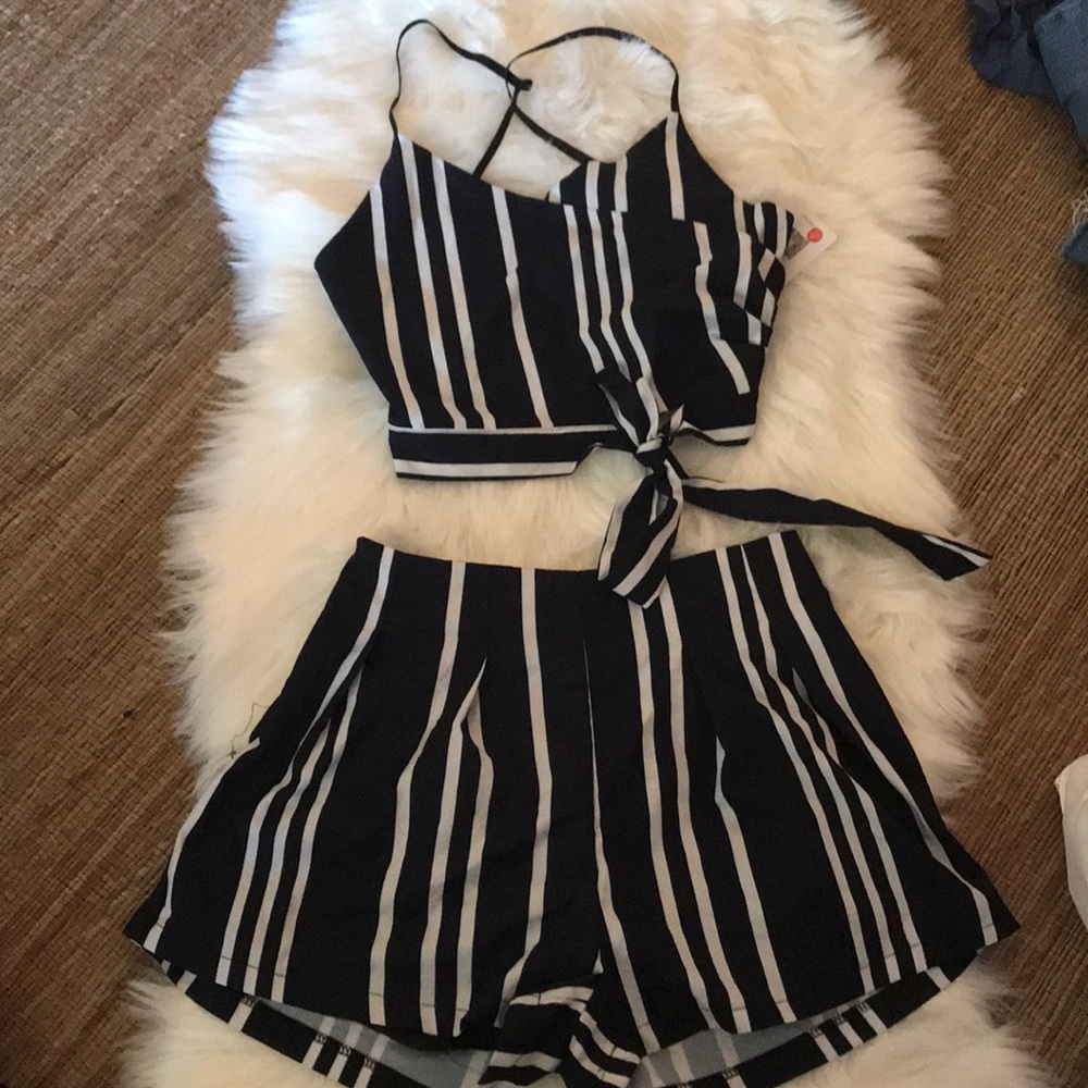 NWT ZAFUL short and top set